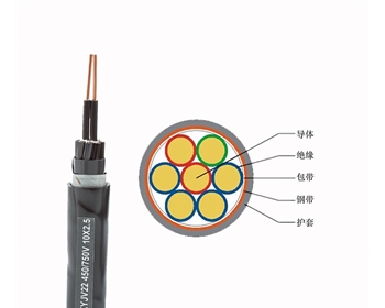 KYJV22 铠装控制电缆 双菱电缆